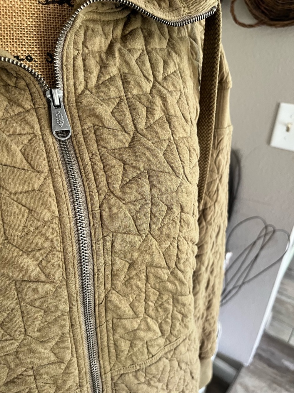 Free People All Your Love quilted stars hoodie - Picture 5 of 8